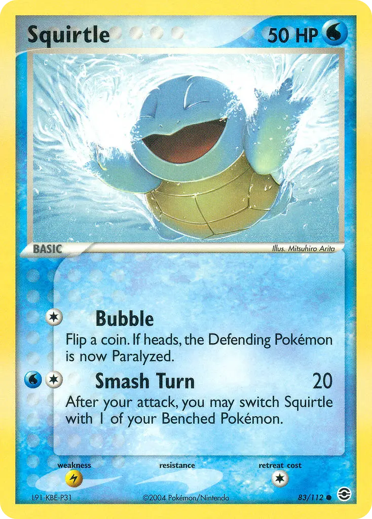 Squirtle - FireRed & LeafGreen 083/112 (Regular)