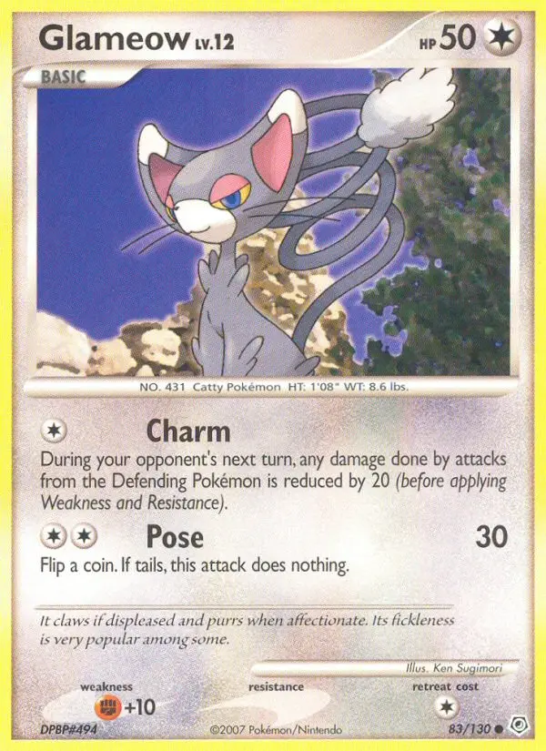 Glameow - Diamond & Pearl 083/130 (Regular)