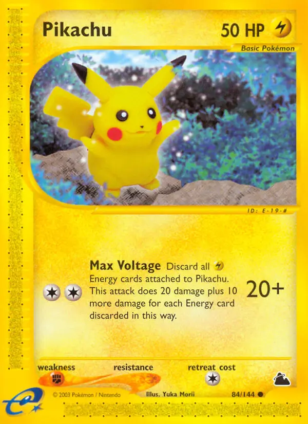 Pikachu - Skyridge 084/144 (Regular)