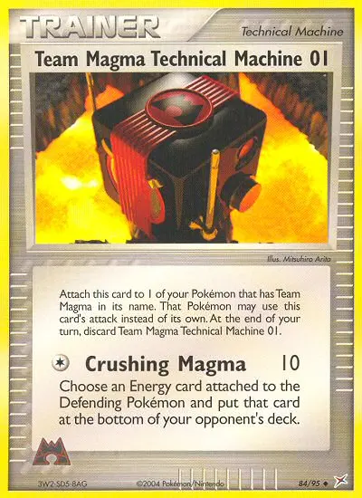 Team Magma Technical Machine 01 - Team Magma vs Team Aqua 084/095 (Regular)