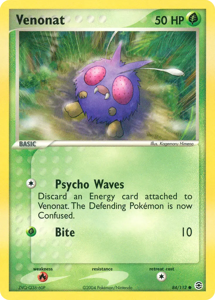Venonat - FireRed & LeafGreen 084/112 (Regular)
