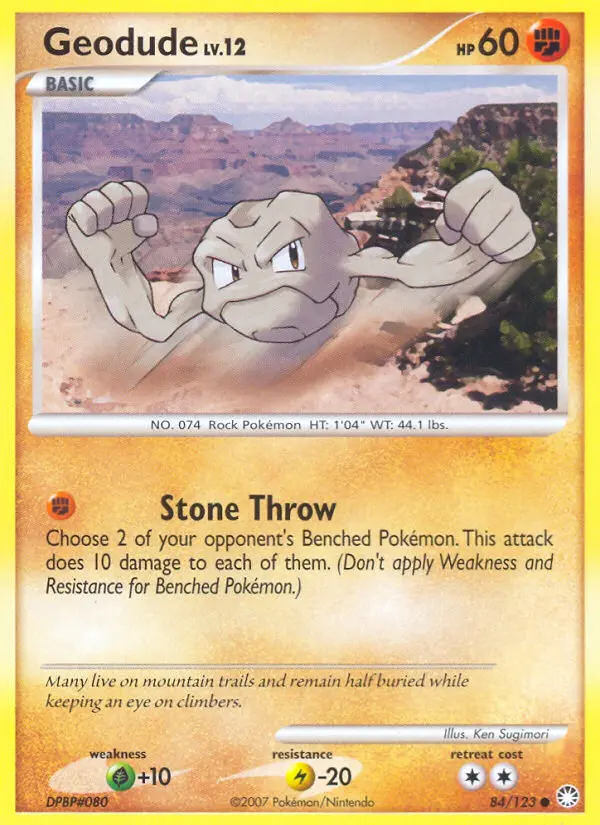 Geodude - Mysterious Treasures 084/123 (Regular)