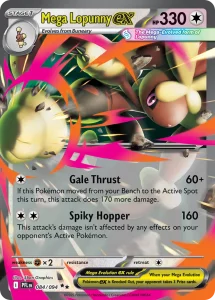 Mega Lopunny ex - Phantasmal Flames 084/094 (Holo)