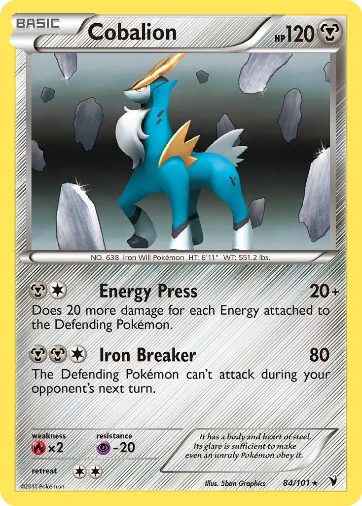 Cobalion - Noble Victories 084/101 (Reverse Holo)