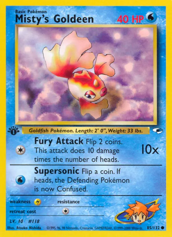 Misty's Goldeen - Gym Heroes 085/132 (Regular)