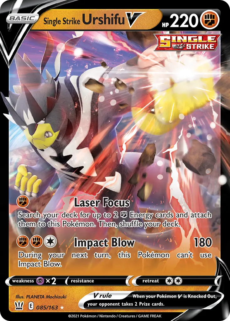 Single Strike Urshifu V - Battle Styles 085/163 (Holo)