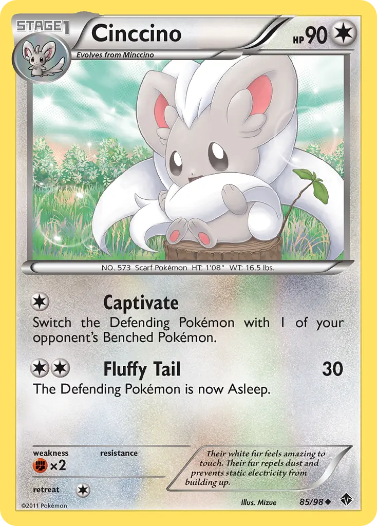 Cinccino - Emerging Powers 085/098 (Reverse Holo)