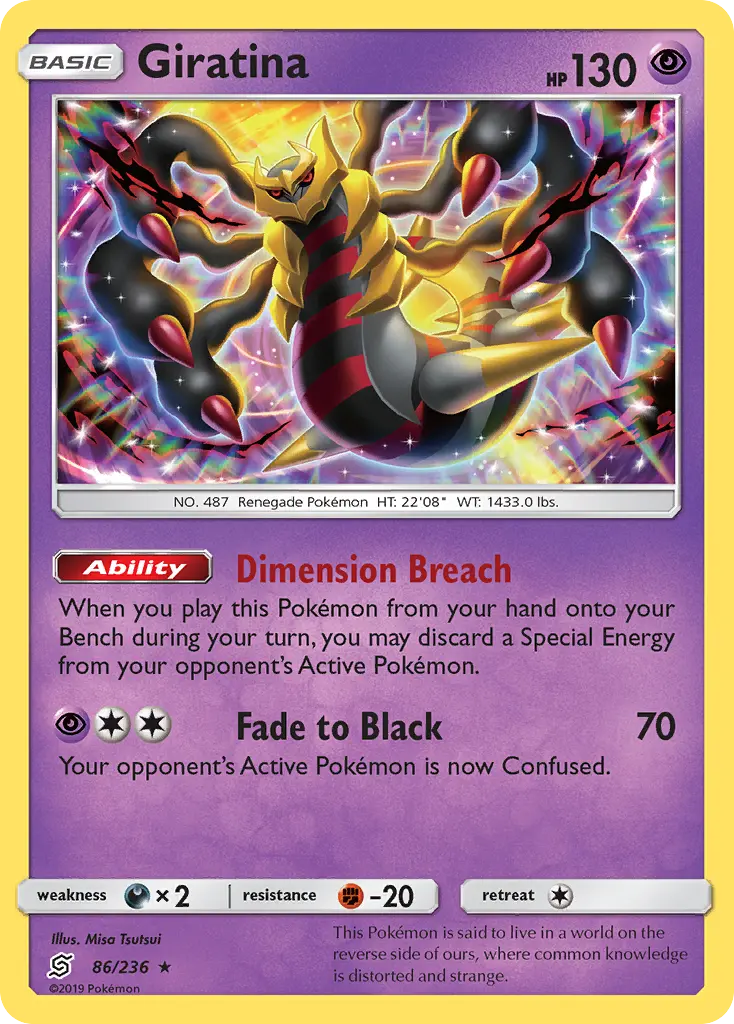 Giratina - Unified Minds 086/236 (Holo)
