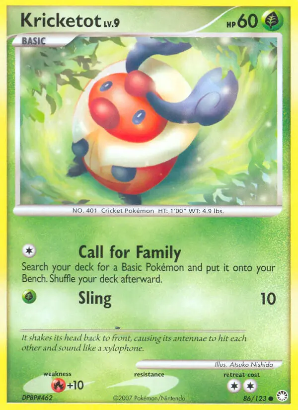 Kricketot - Mysterious Treasures 086/123 (Countdown Calendar)