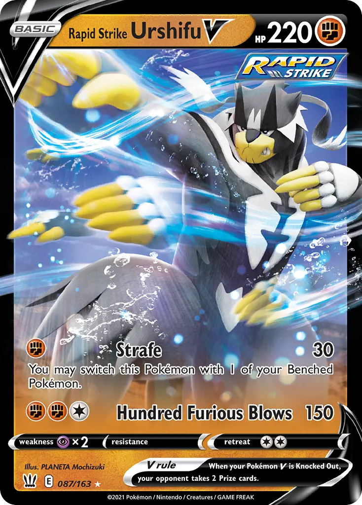 Rapid Strike Urshifu V - Battle Styles 087/163 (Holo)