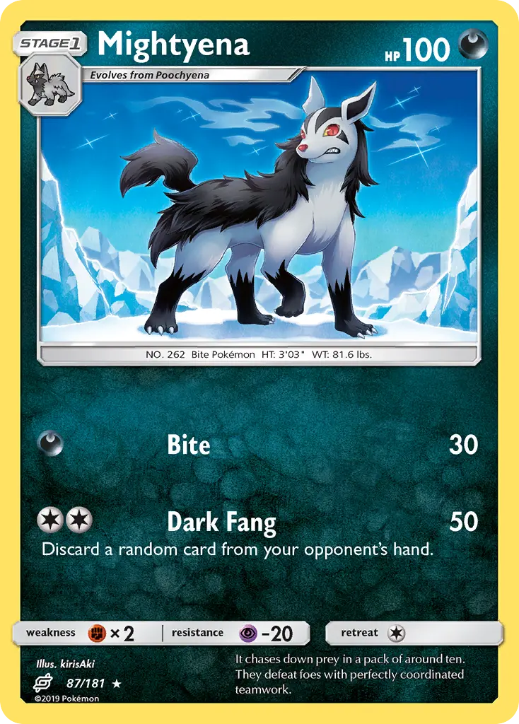 Mightyena - Team Up 087/181 (Regular)