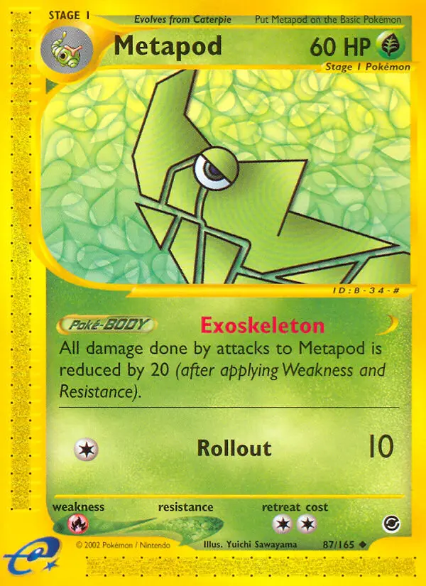 Metapod - Expedition Base Set 087/165 (Regular)