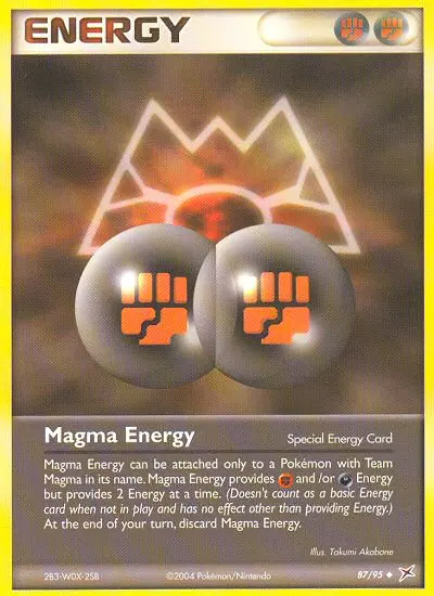 Magma Energy - Team Magma vs Team Aqua 087/095 (Regular)