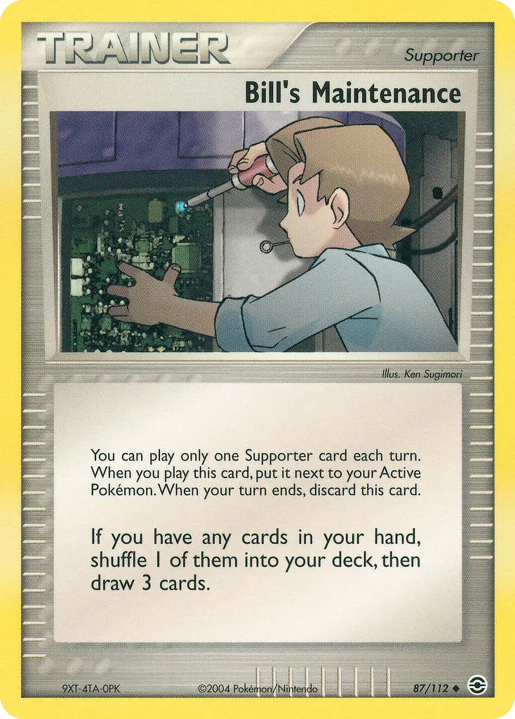 Bill's Maintenance - FireRed & LeafGreen 087/112 (Regular)