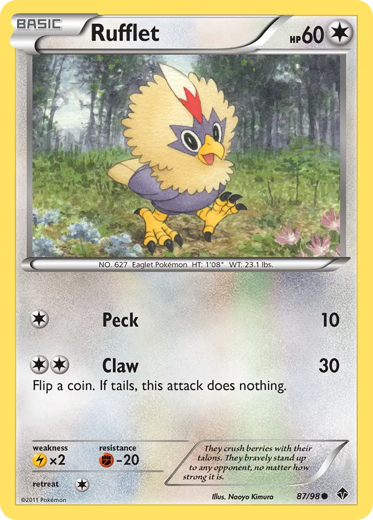 Rufflet - Emerging Powers 087/098 (Regular)
