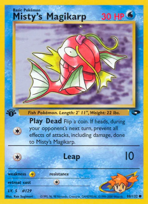 Misty's Magikarp - Gym Challenge 088/132 (Regular)