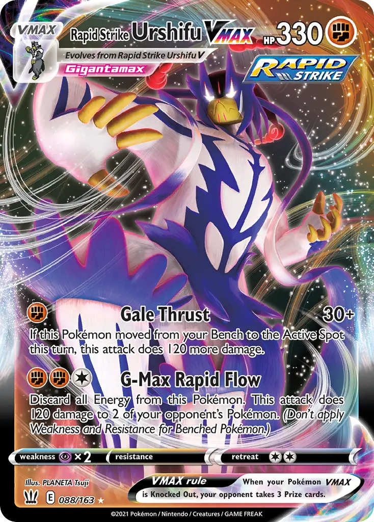 Rapid Strike Urshifu VMAX - Battle Styles 088/163 (Holo)