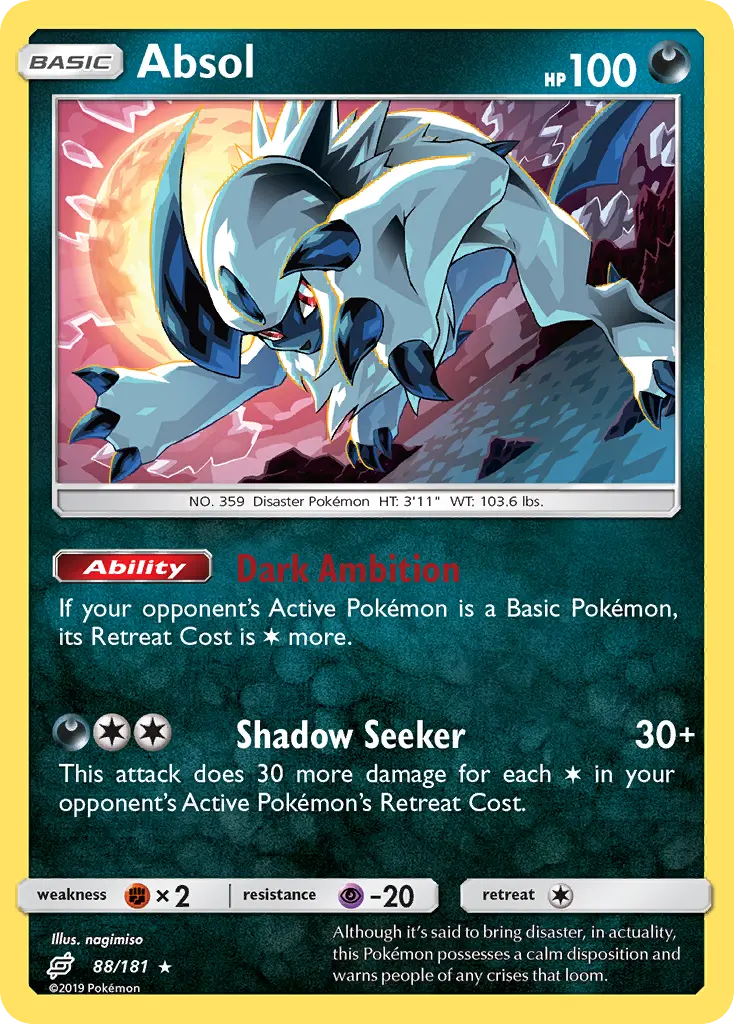 Absol - Team Up 088/181 (Reverse Holo)