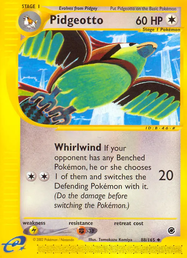 Pidgeotto - Expedition Base Set 088/165 (Reverse Holo)