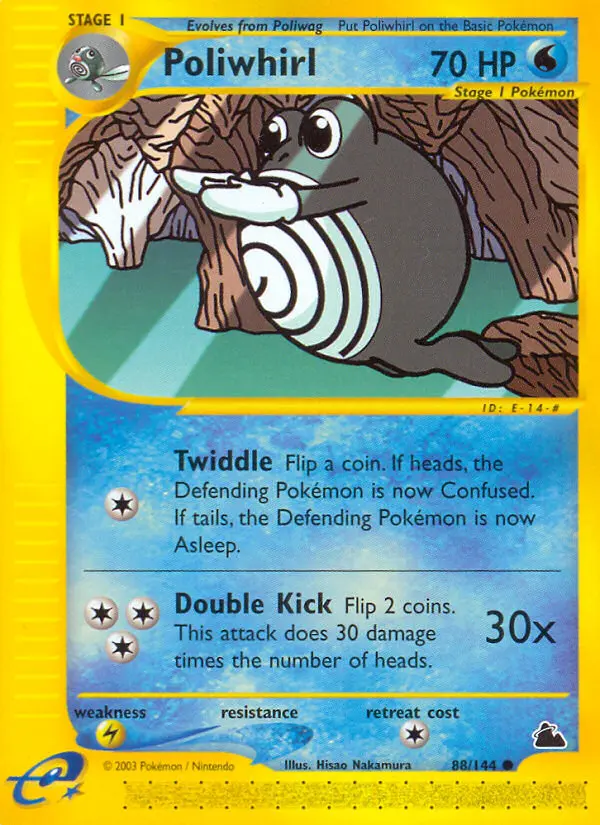 Poliwhirl - Skyridge 088/144 (Reverse Holo)