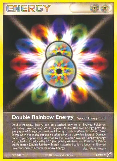 Double Rainbow Energy - Team Magma vs Team Aqua 088/095 (Reverse Holo)