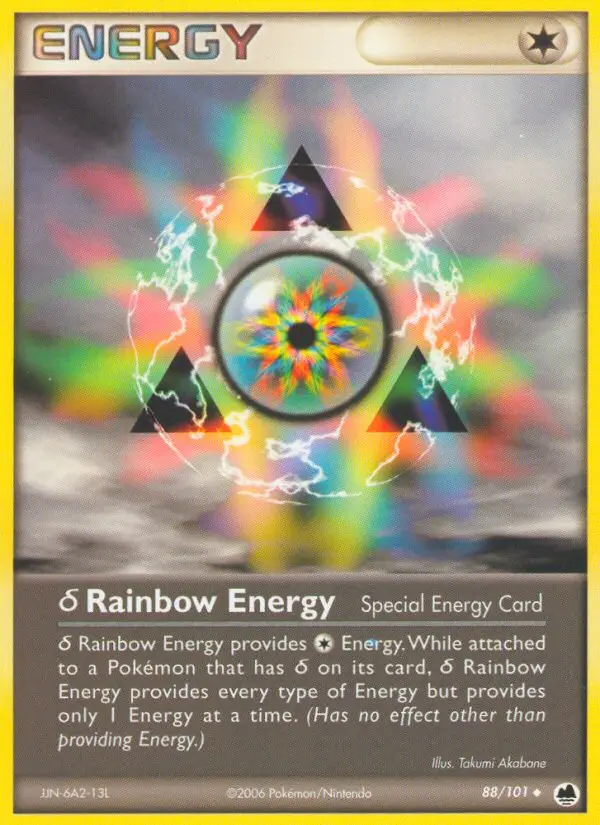δ Rainbow Energy - Dragon Frontiers 088/101 (Reverse Holo)