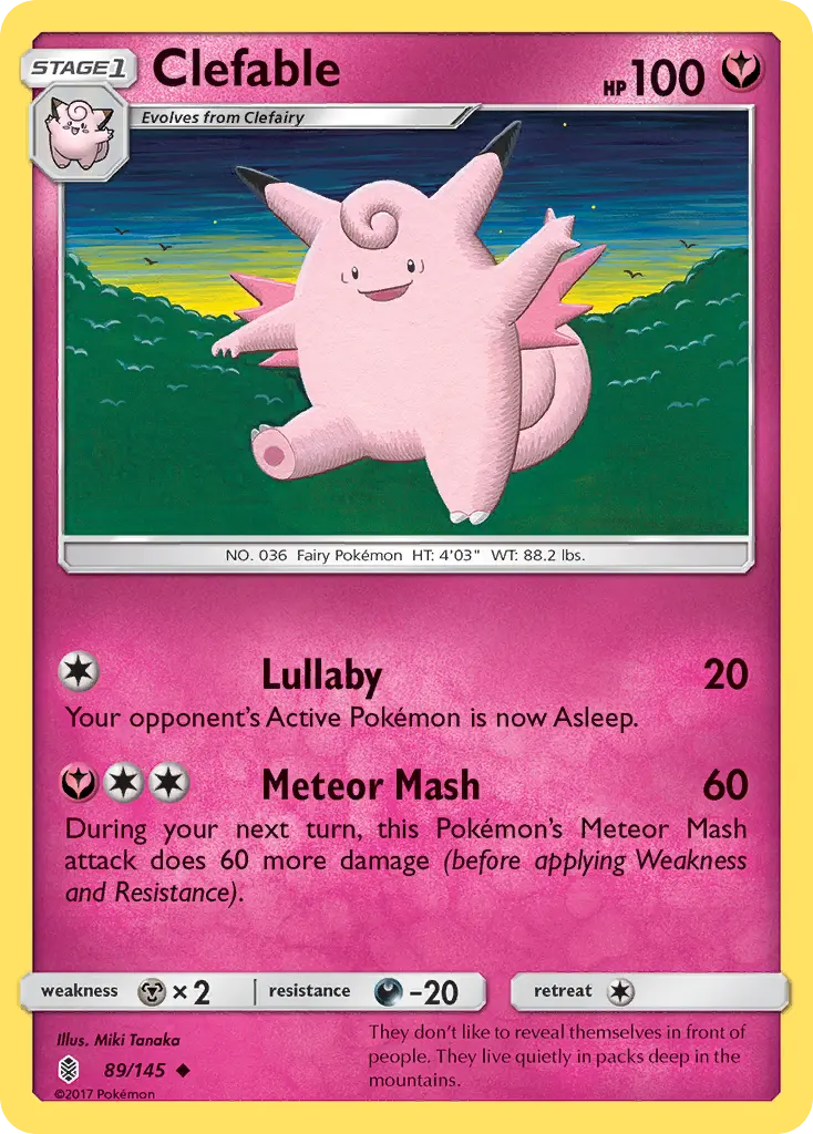 Clefable - Guardians Rising 089/145 (Regular)
