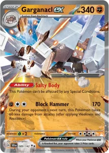 Garganacl ex - Stellar Crown 089/142 (Holo)