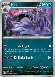 Muk - 151 089/165 (Reverse Holo)