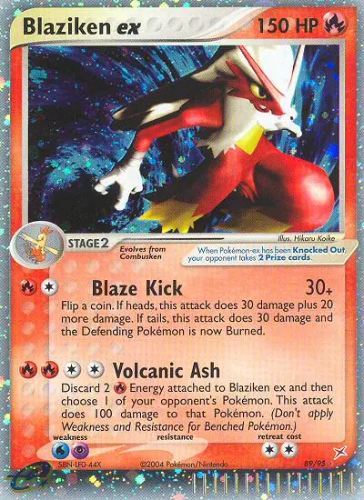 Blaziken ex - Team Magma vs Team Aqua 089/095 (Rare Holo EX)