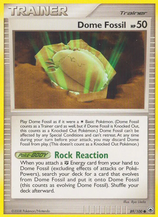 Dome Fossil - Majestic Dawn 089/100 (Regular)