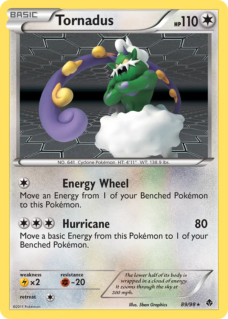 Tornadus - Emerging Powers 089/098 (Holo)