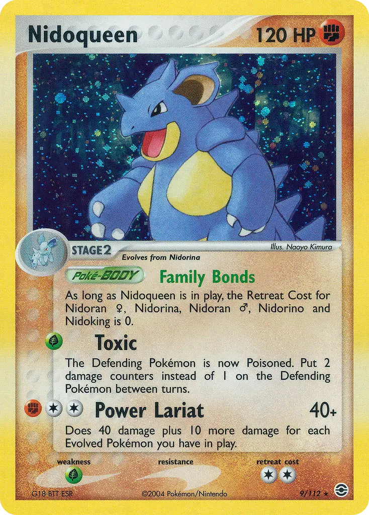 Nidoqueen - FireRed & LeafGreen 009/112 (Reverse Holo)