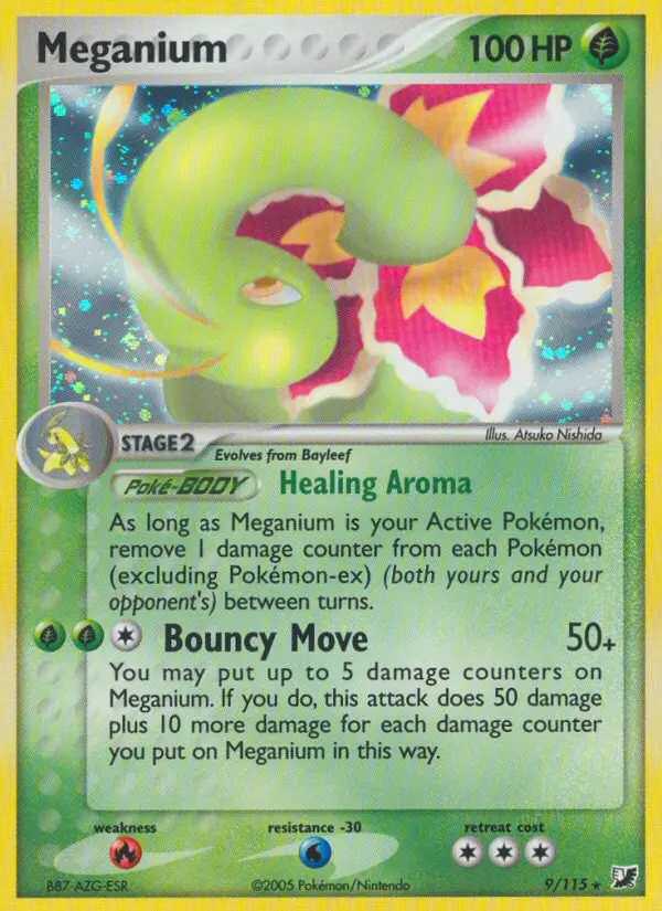 Meganium - Unseen Forces 009/115 (Reverse Holo)