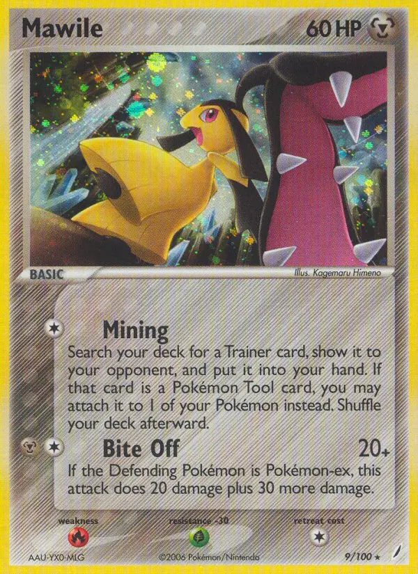 Mawile - Crystal Guardians 009/100 (Reverse Holo)
