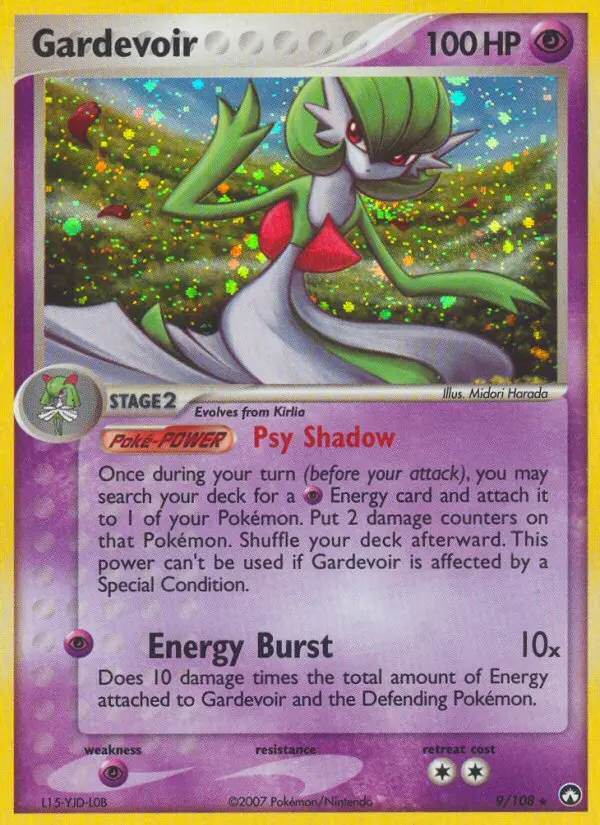 Gardevoir - Power Keepers 009/108 (Reverse Holo)