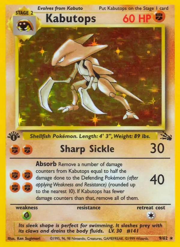 Kabutops - Fossil 009/062 (Holo)