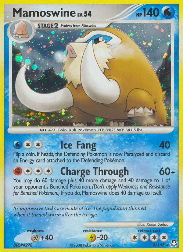 Mamoswine - Legends Awakened 009/146 (Reverse Holo)