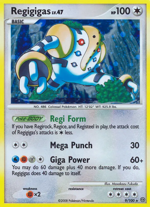 Regigigas - Stormfront 009/100 (Holo)