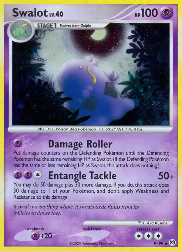 Swalot - Arceus 009/099 (Reverse Holo)