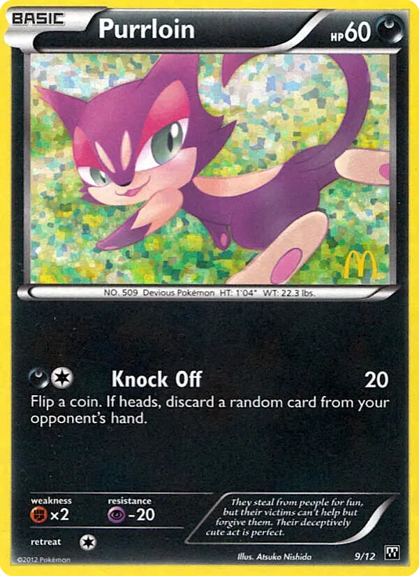 Purrloin - McDonald's Collection 2012 009/012 (Holo)