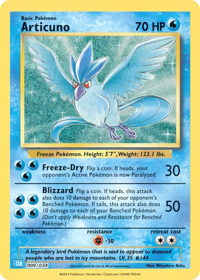 Articuno - Blastoise & Suicune ex 009/034 (Holo)