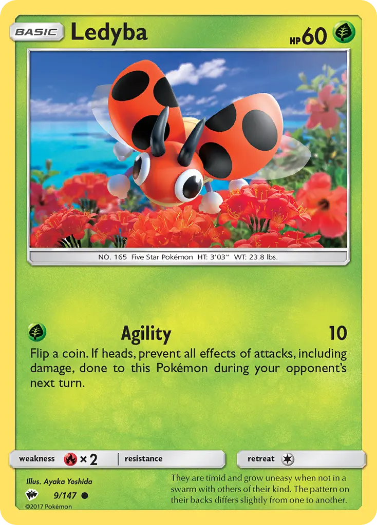 Ledyba - Burning Shadows 009/147 (Regular)