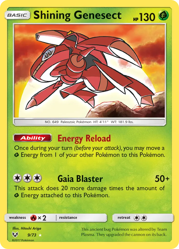 Shining Genesect - Shining Legends 009/073 (Holo)