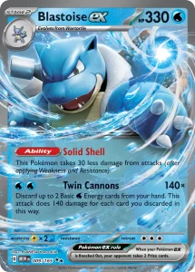 Blastoise ex - 151 009/165 (Holo)