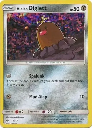 Alolan Diglett - McDonald's Collection 2017 009/012 (Holo)