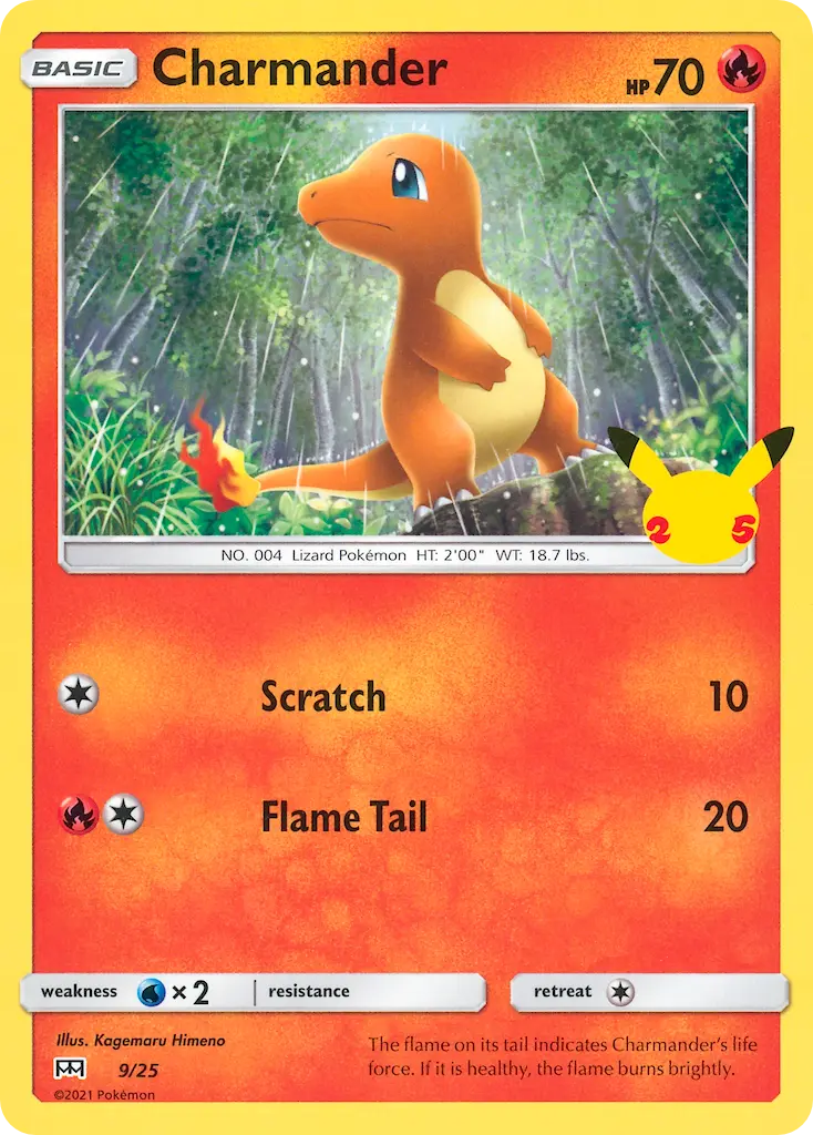 Charmander - McDonald's Collection 2021 009/025 (Regular)