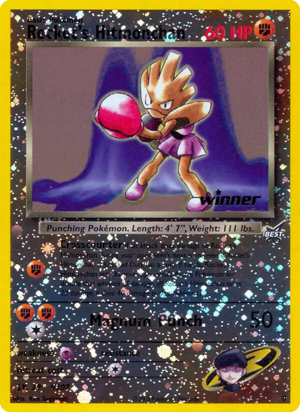 Rocket's Hitmonchan - Best of Game 009/009 (Holo)
