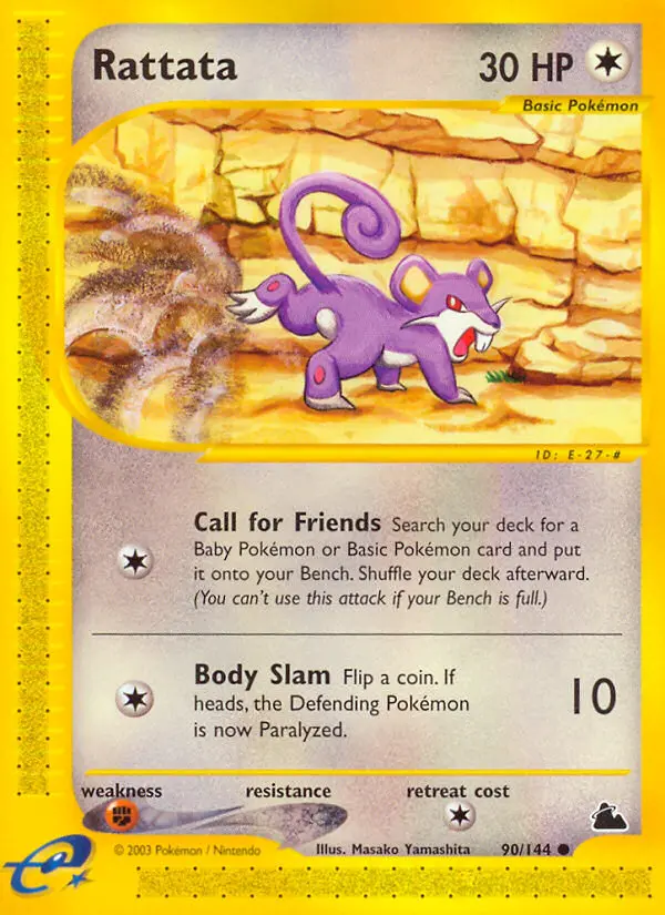 Rattata - Skyridge 090/144 (Regular)