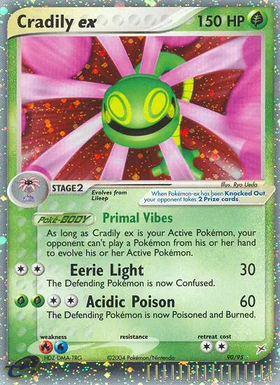 Cradily ex - Team Magma vs Team Aqua 090/095 (Rare Holo EX)